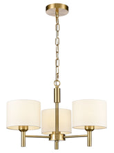 Franklite Barolo 3 Light Aged Brass